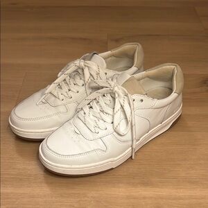 Madewell Women’s Court Sneakers in White Leather